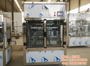 潤滑油灌裝機生產廠家 河源潤滑油灌裝機 青州魯泰機械高清圖片 高清大圖